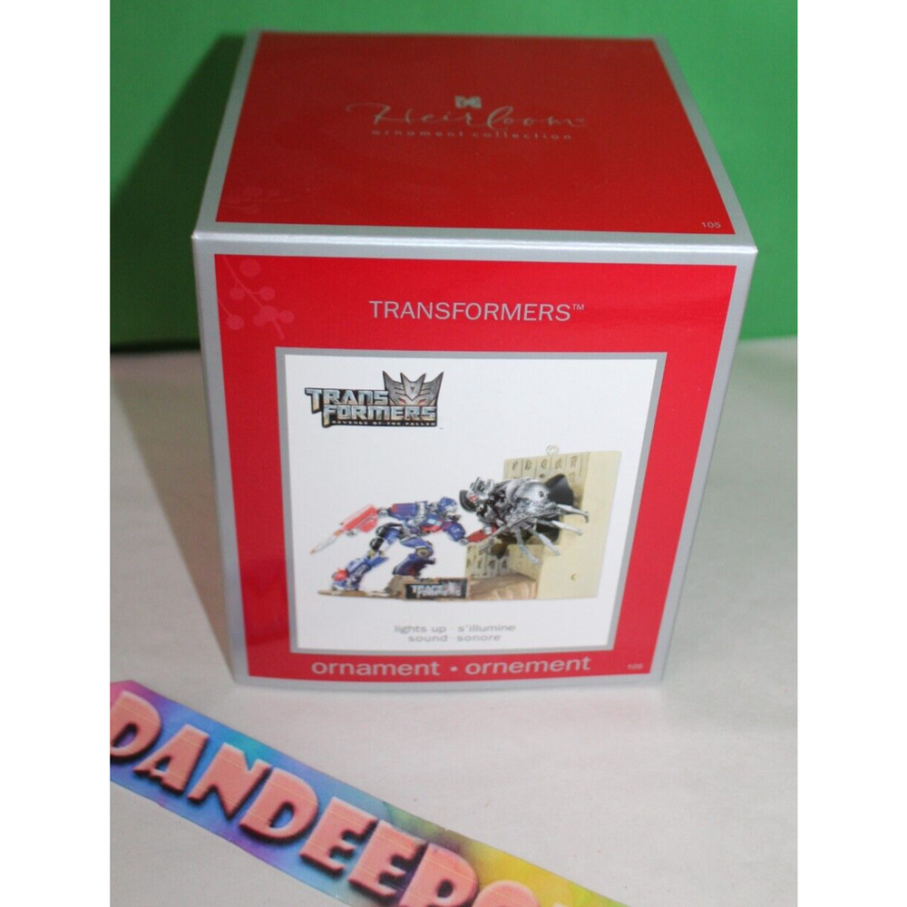 Transformers Optimus Prime And Megatron Christmas Holiday Ornament CXOR-105X